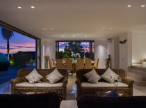 Villa Rose in Pandawa Cliff Estate, Dining at sunset
